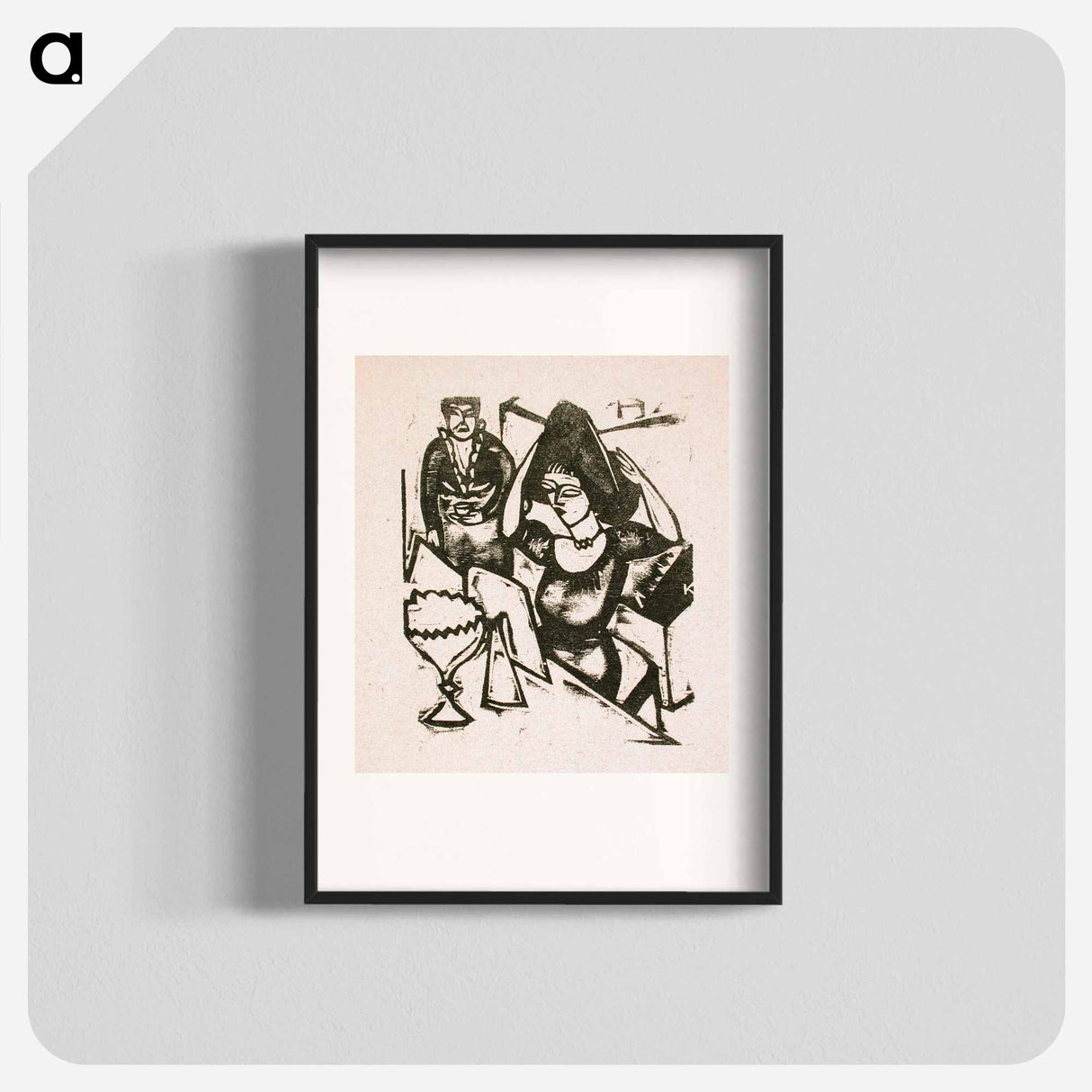 Toilette - エルンスト ルートヴィヒ キルヒナー Poster.