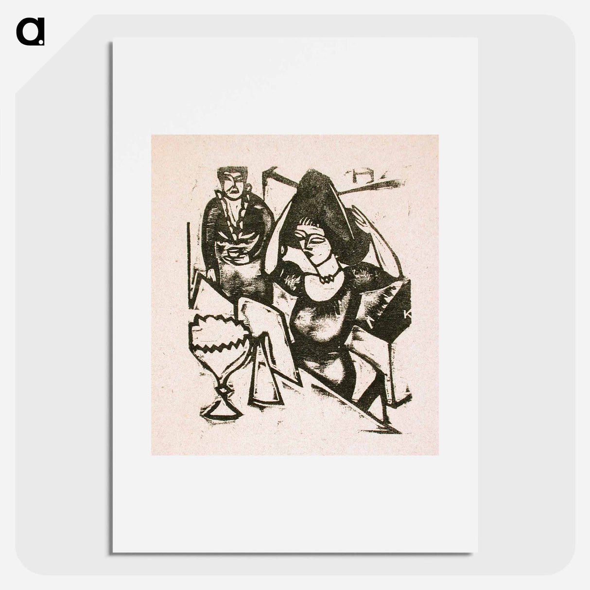 Toilette - エルンスト ルートヴィヒ キルヒナー Poster.