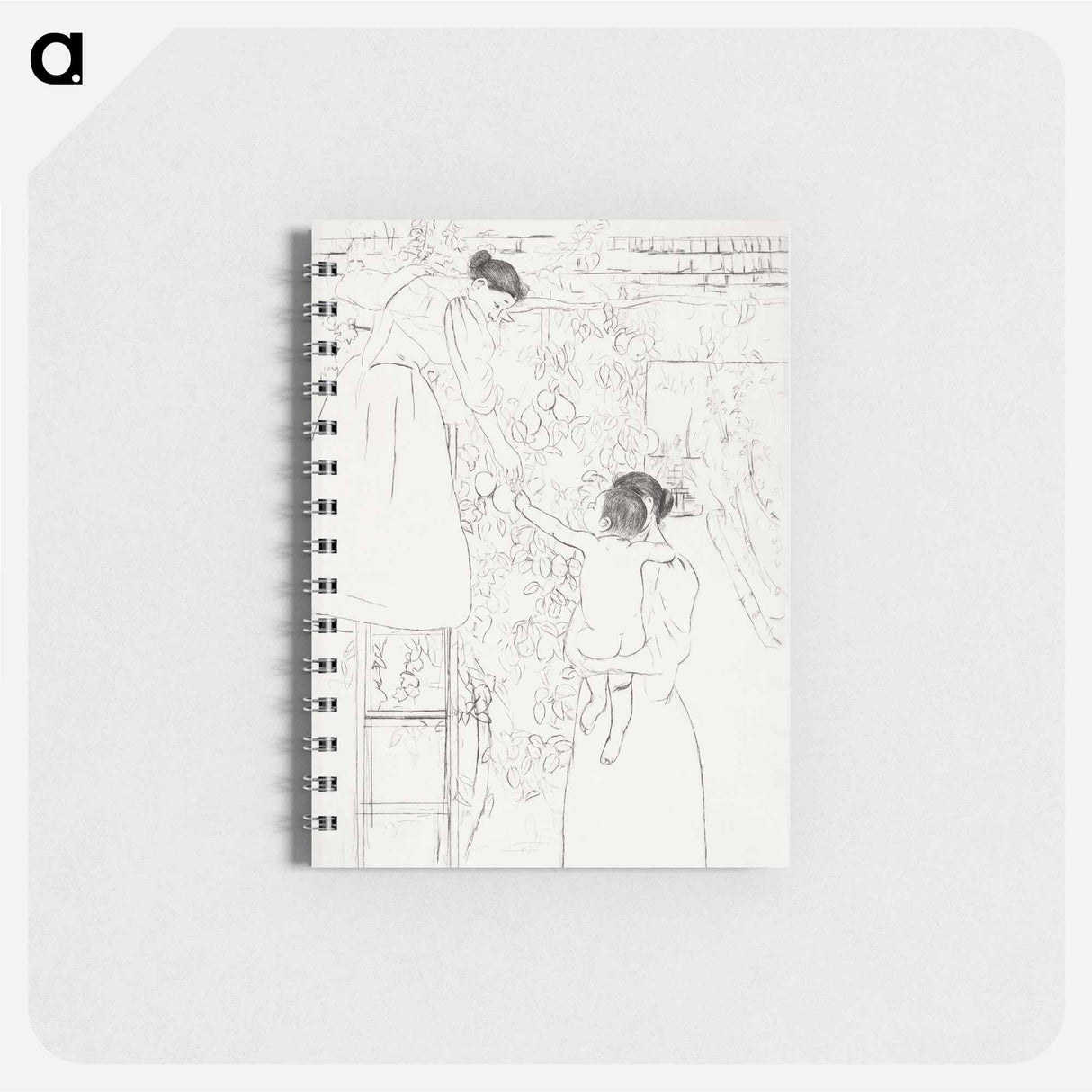 Gathering Fruit - メアリー カサット Memo.