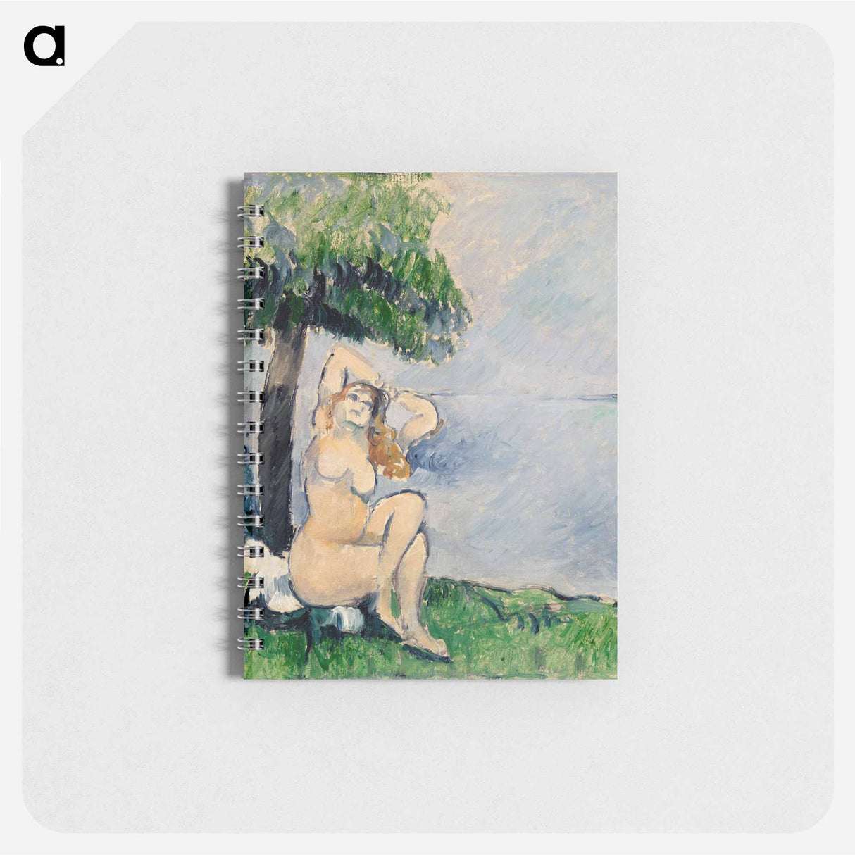 Bather at the Seashore - ポール セザンヌ Memo.