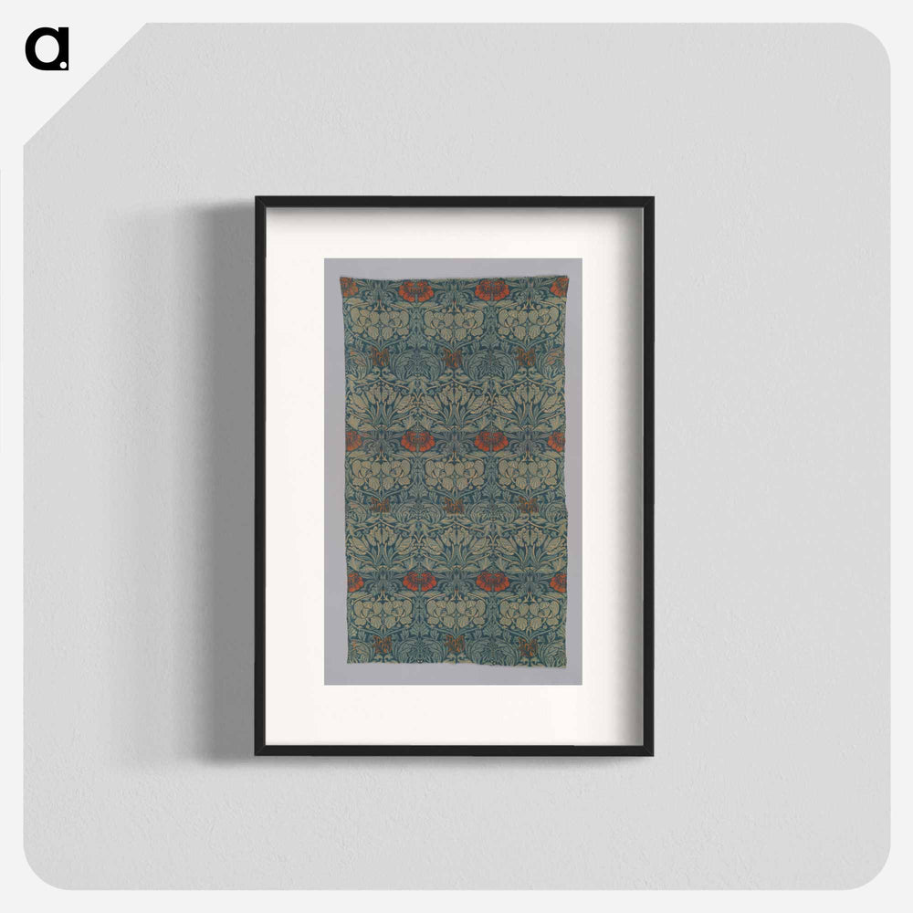 Tulip and Rose - William Morris Poster.