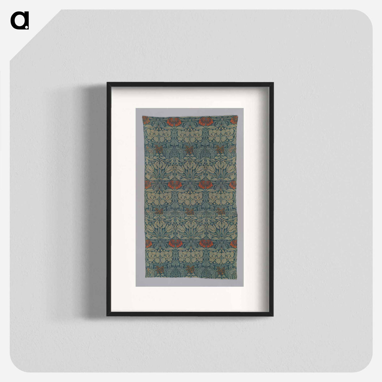 Tulip and Rose - William Morris Poster.