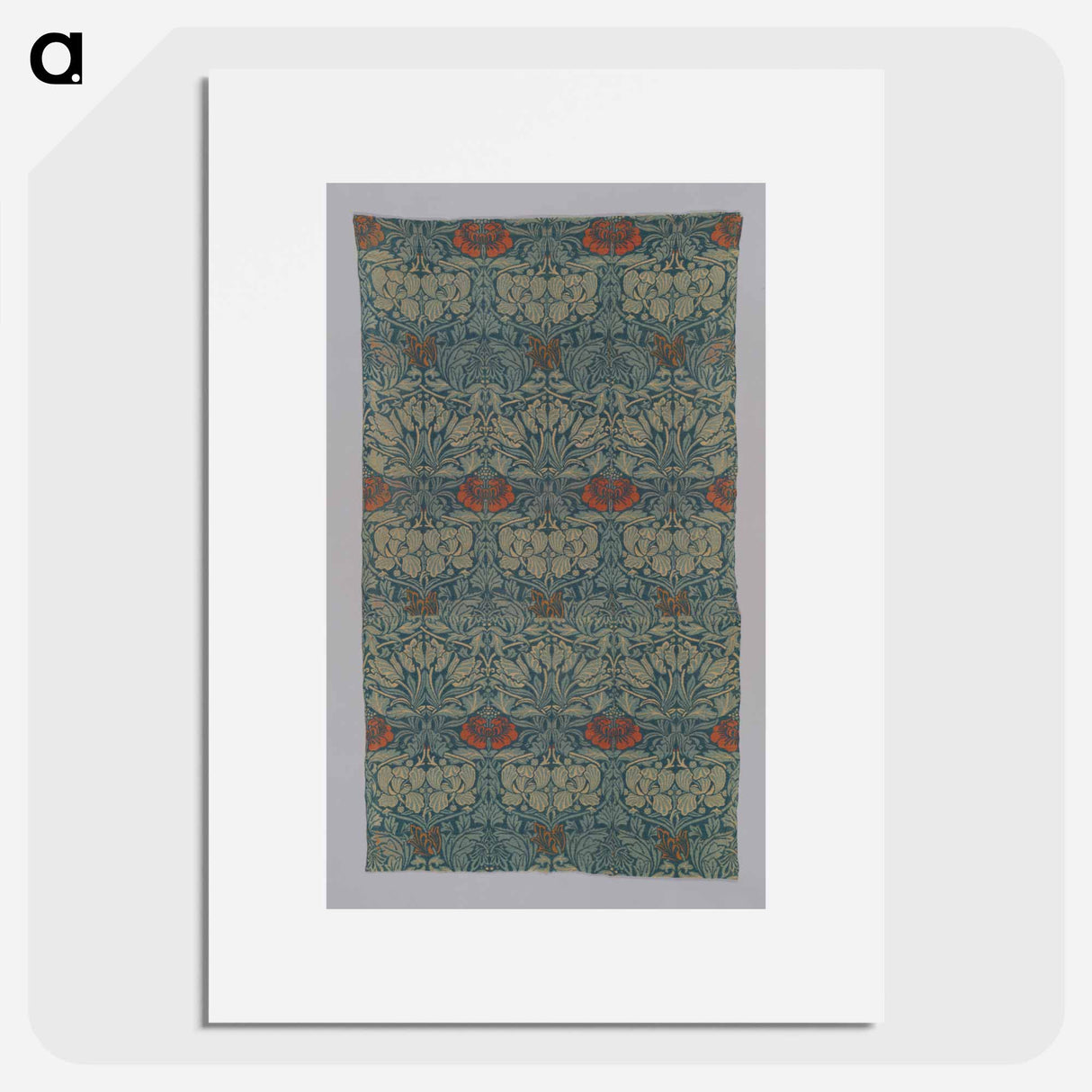 Tulip and Rose - William Morris Poster.