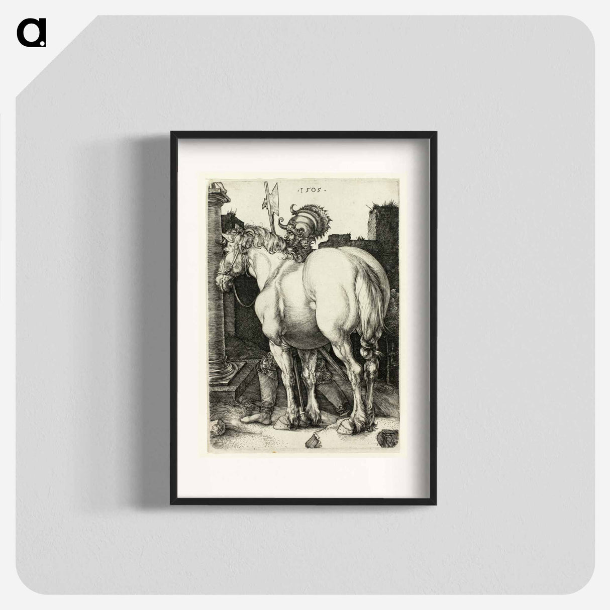 The Large Horse - アルブレヒト デューラー Poster.