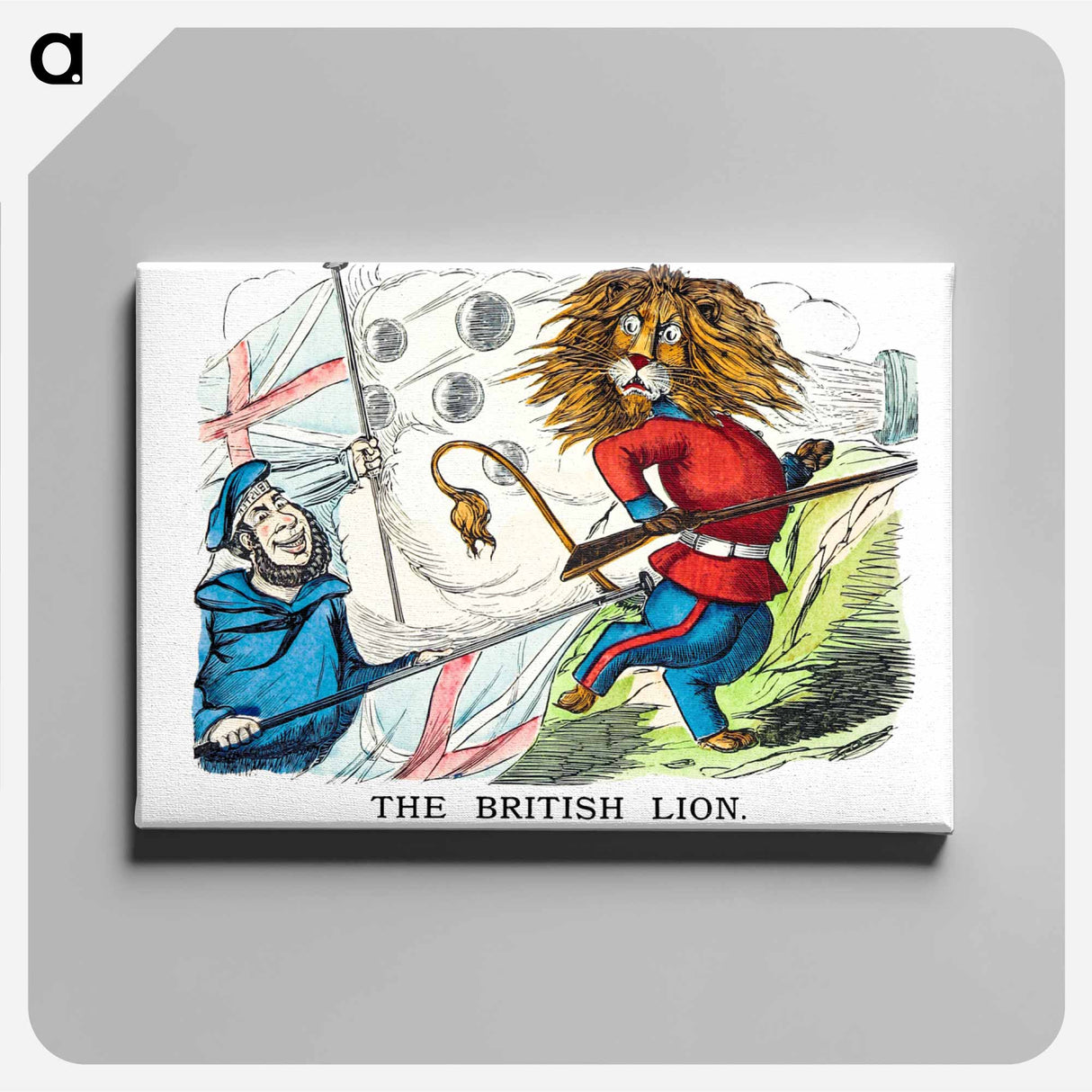 アートパネル-The British Lion from Un-Natural History Not Taught In Bored Schools
- 大英図書館 Canvas.