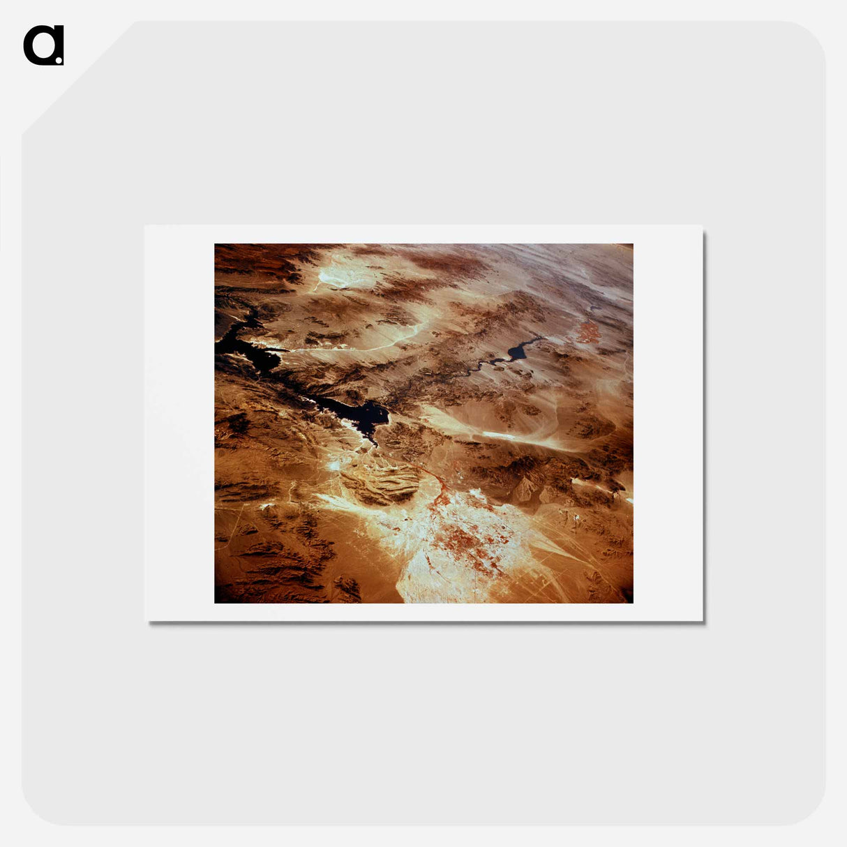 アートポストカード-Las Vegas and the Southwestern United States
- 上空からの地球 Postcard.