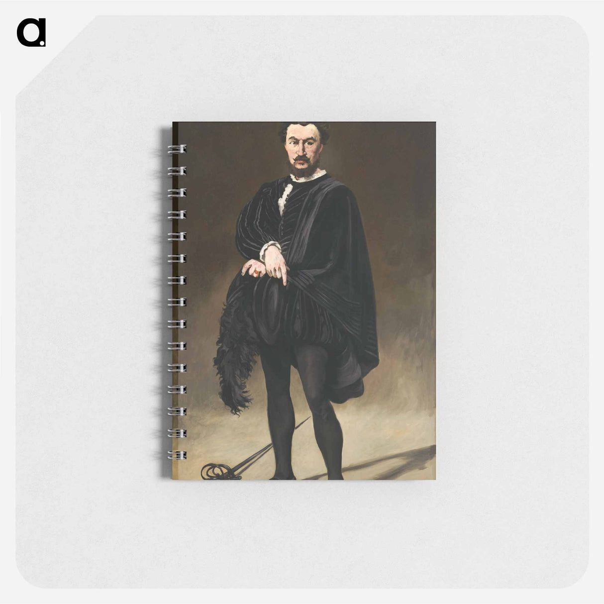 The Tragic Actor (Rouvière as Hamlet) - エドゥアール マネ Memo.