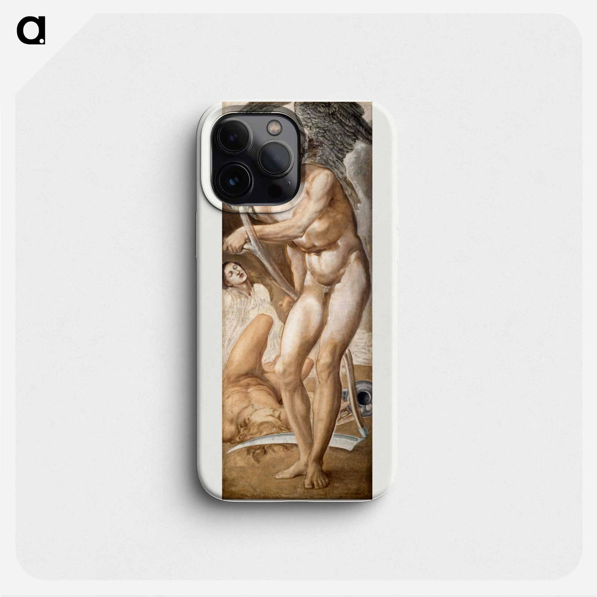 Troy Triptych - Study of Oblivion conquering Fame - エドワード バーン ジョーンズ Phone Case.