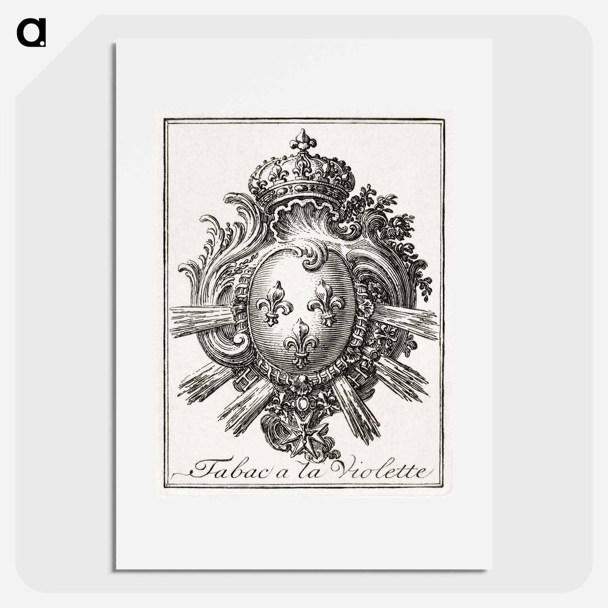 Arm with three lilies - ジャン ベルナール Poster.