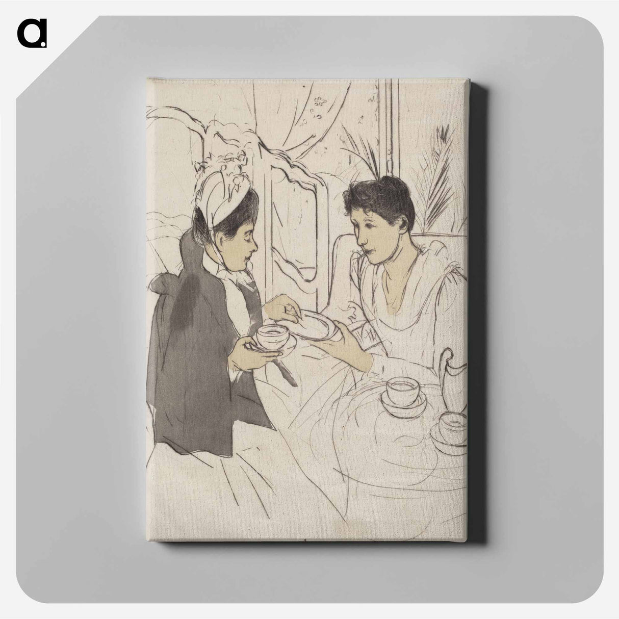 Afternoon Tea Party - メアリー カサット Canvas.