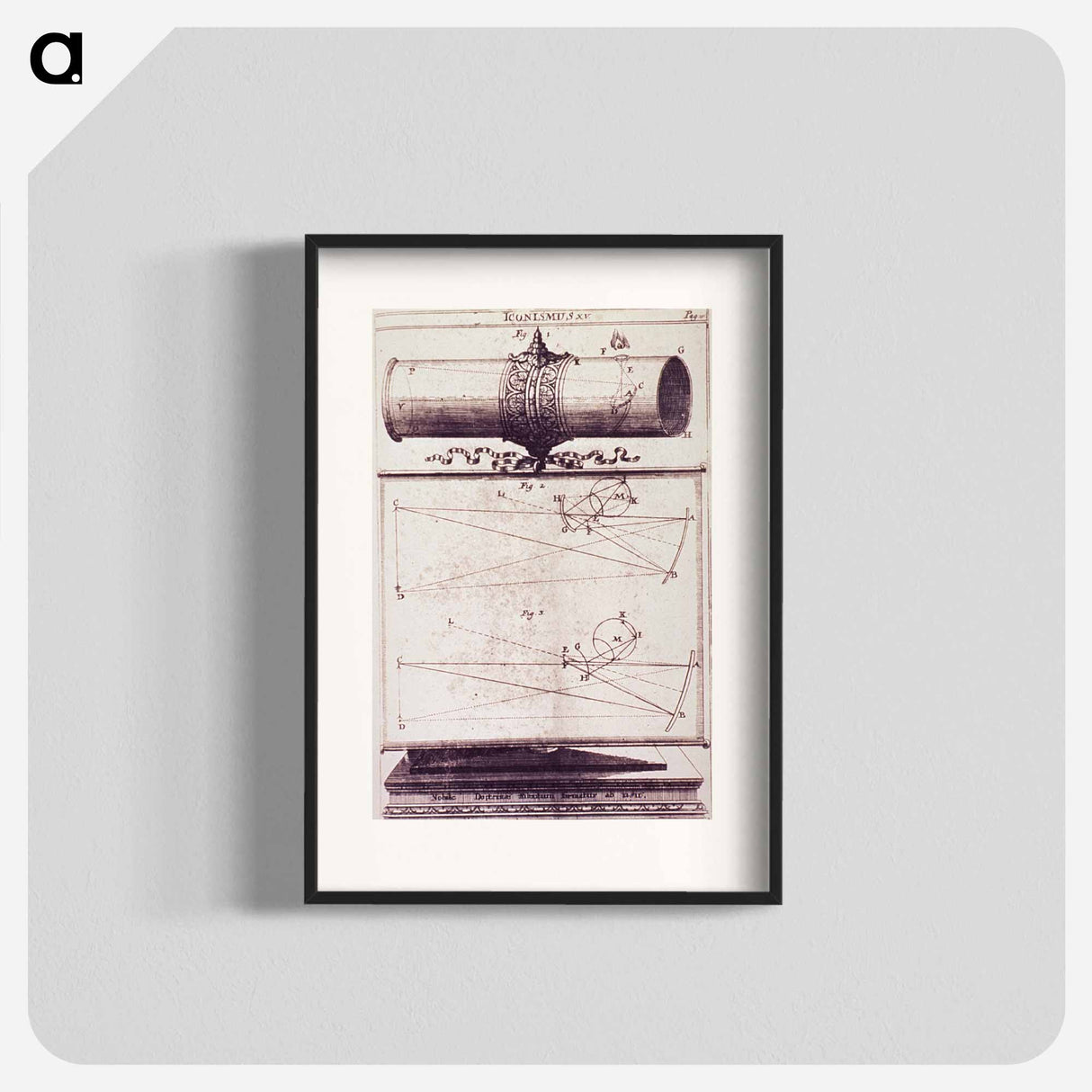 アートポスター-Telescope and Diagrams of Light Reflection
- 国立医学図書館 Poster.