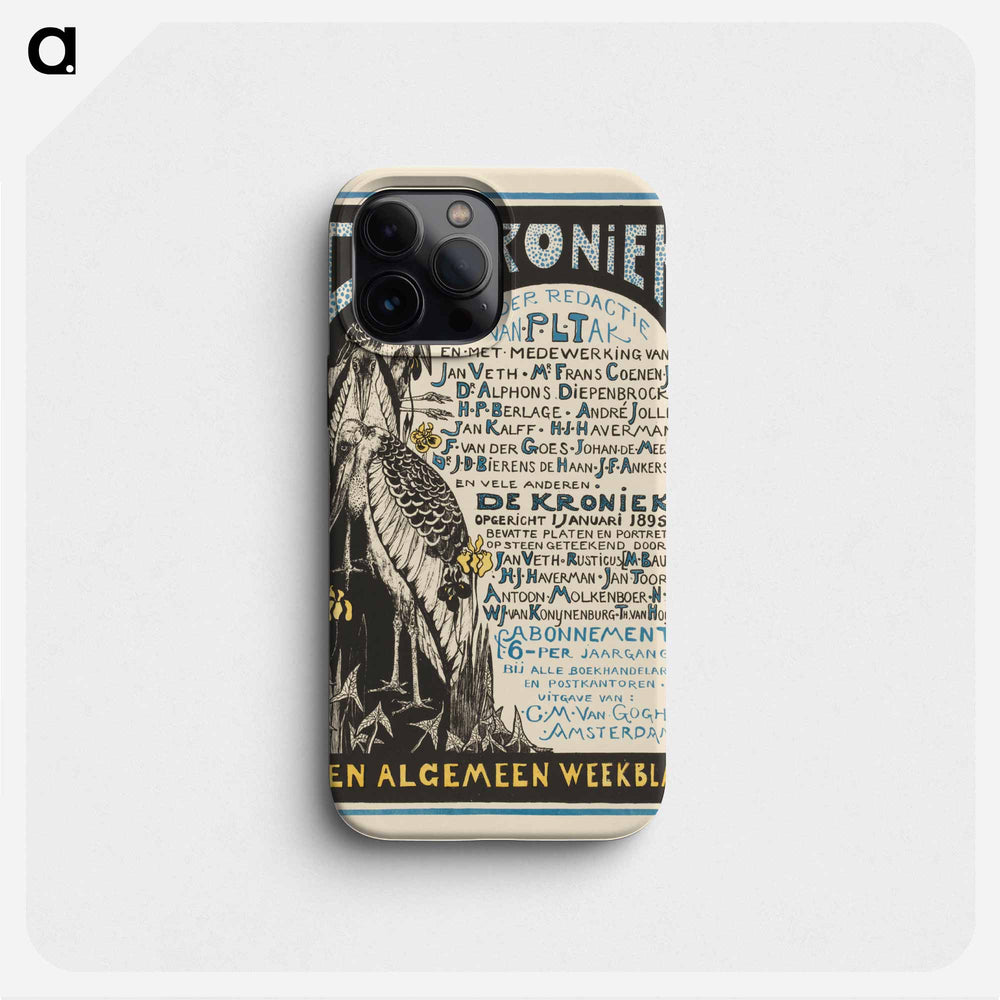 Reclamekaart for 'The Kroniek' - Theo van Hoytema Phone Case.