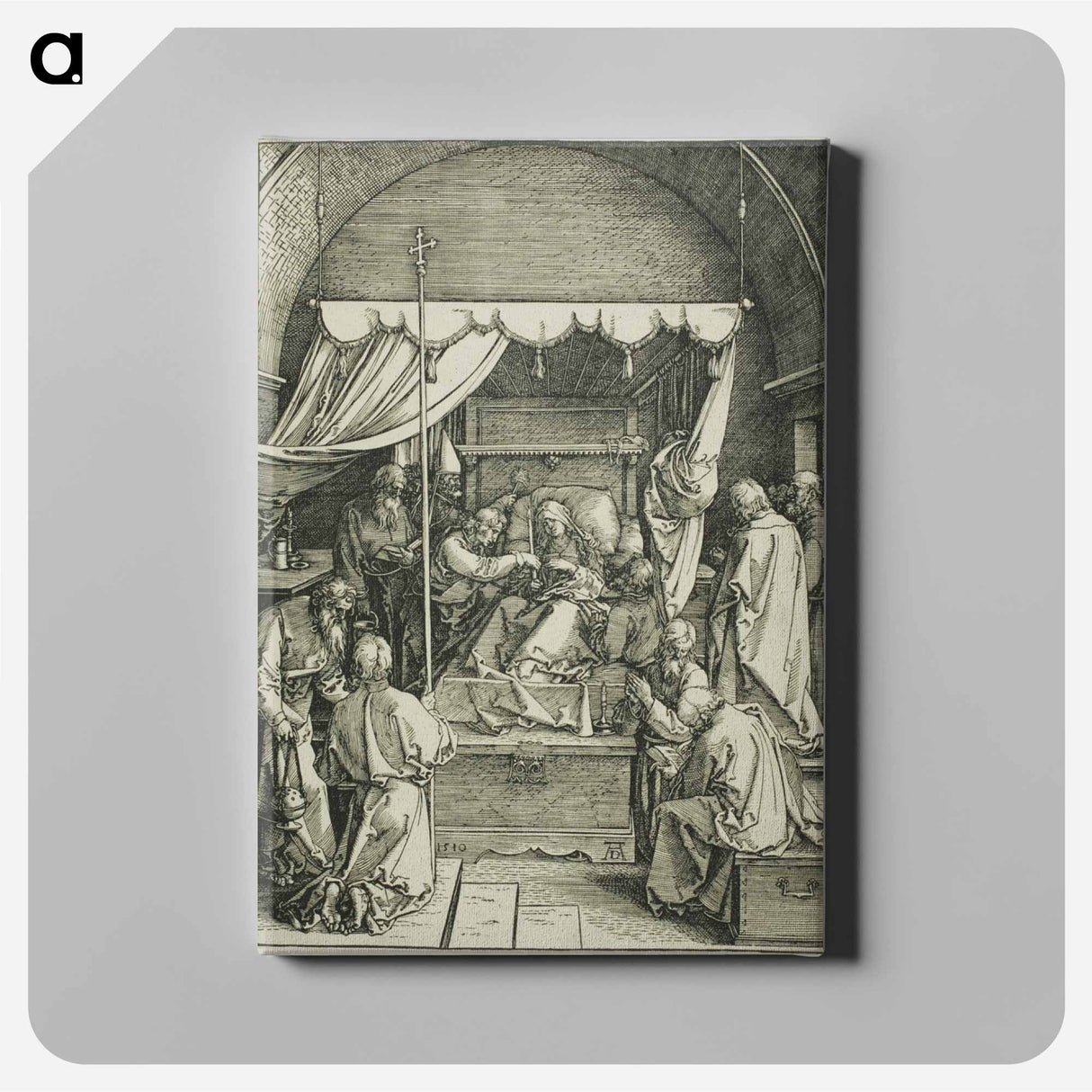 The Death of the Virgin - アルブレヒト デューラー Canvas.