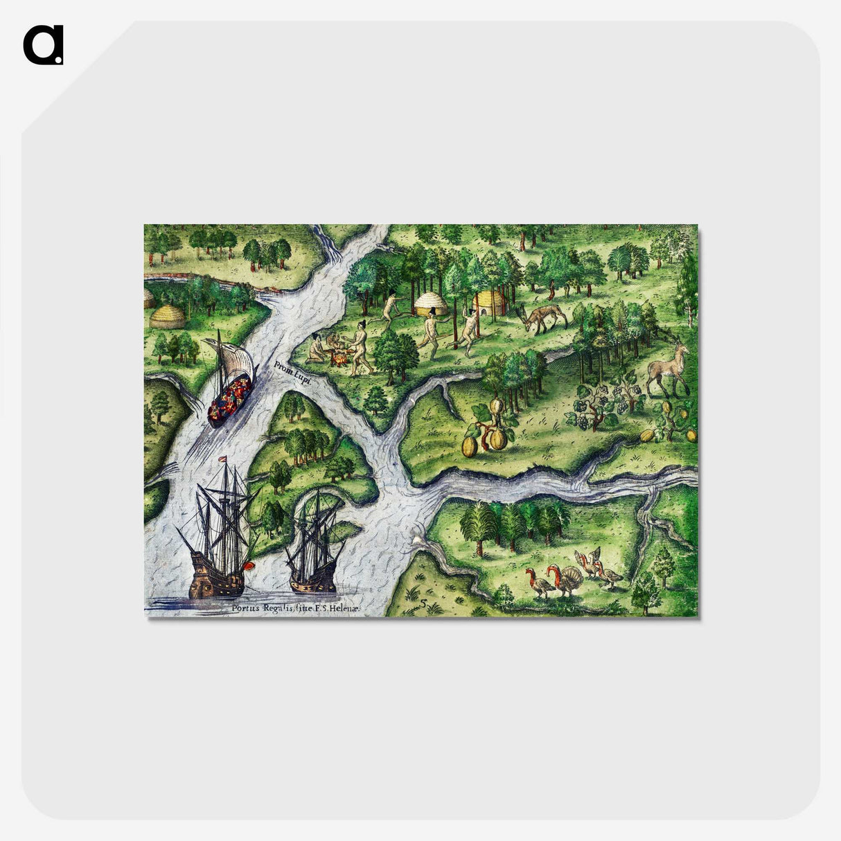 2-39_Antique-Maps_postcard