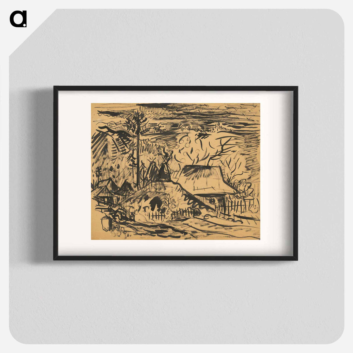 A scene from orava - アーノルド ピーター ワイズ クビンチャン Poster.