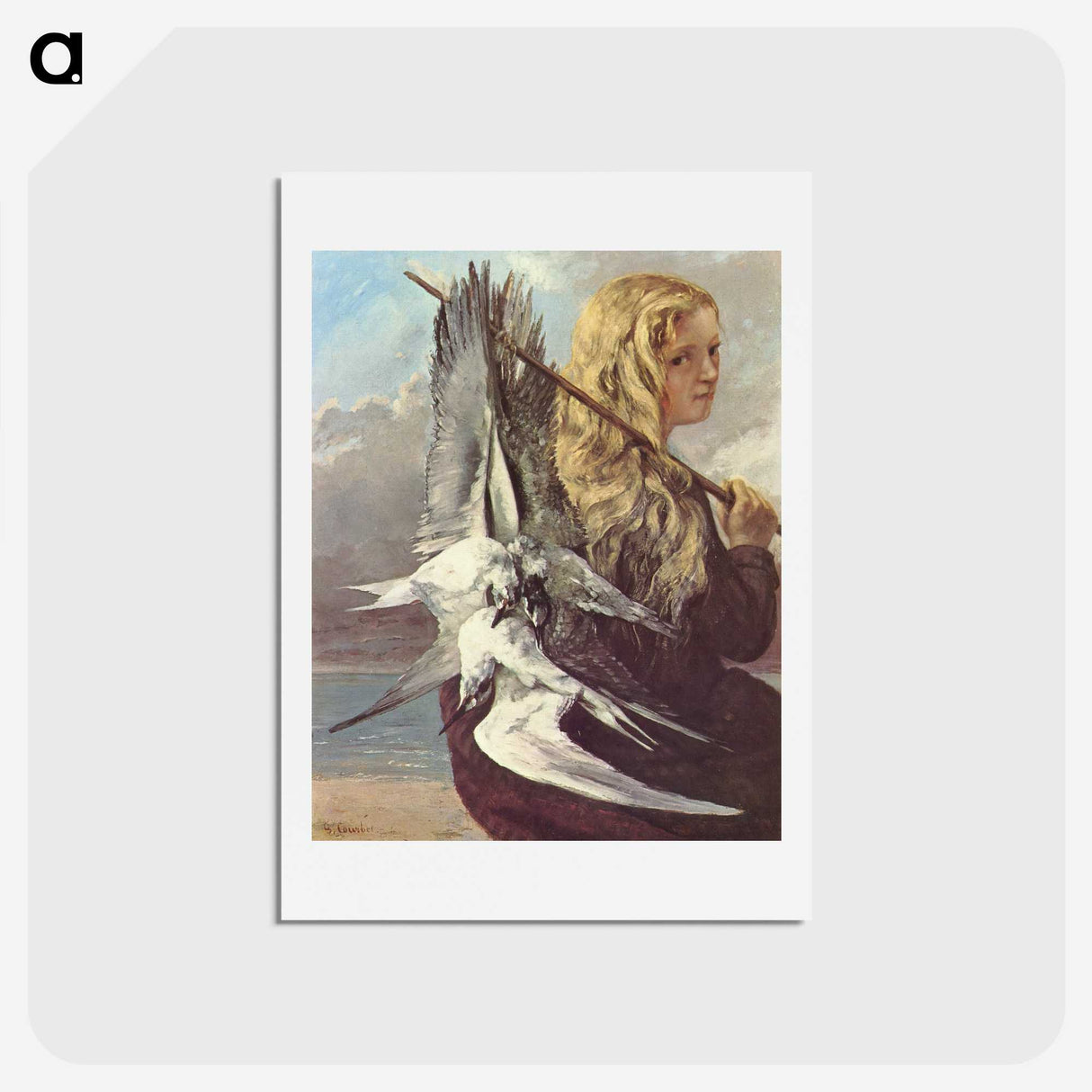 2-39_Gustave-Courbet_hagaki