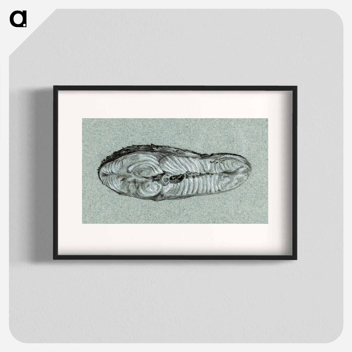 Moot cooked salmon - ジャン ベルナール Poster.