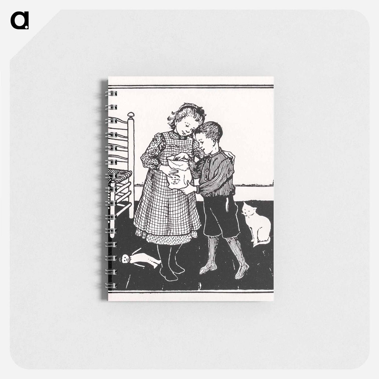 アートメモ帳-A boy and a girl - ユリー デ フラーハ Memo.