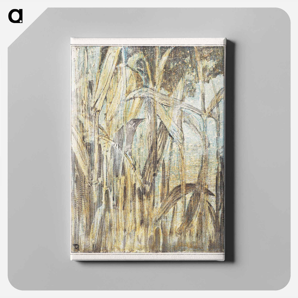 Vogel in het riet - Theo van Hoytema Canvas.