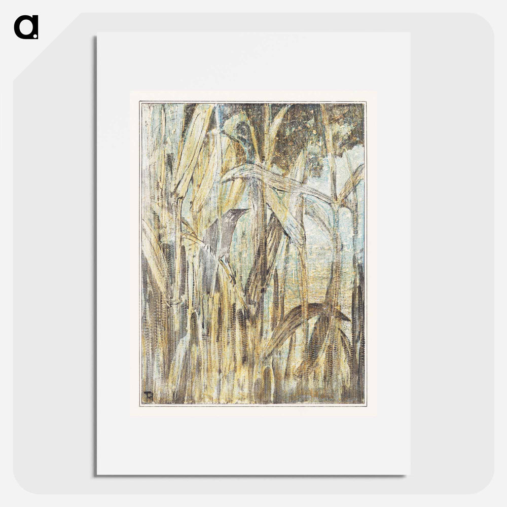 Vogel in het riet - Theo van Hoytema Poster.