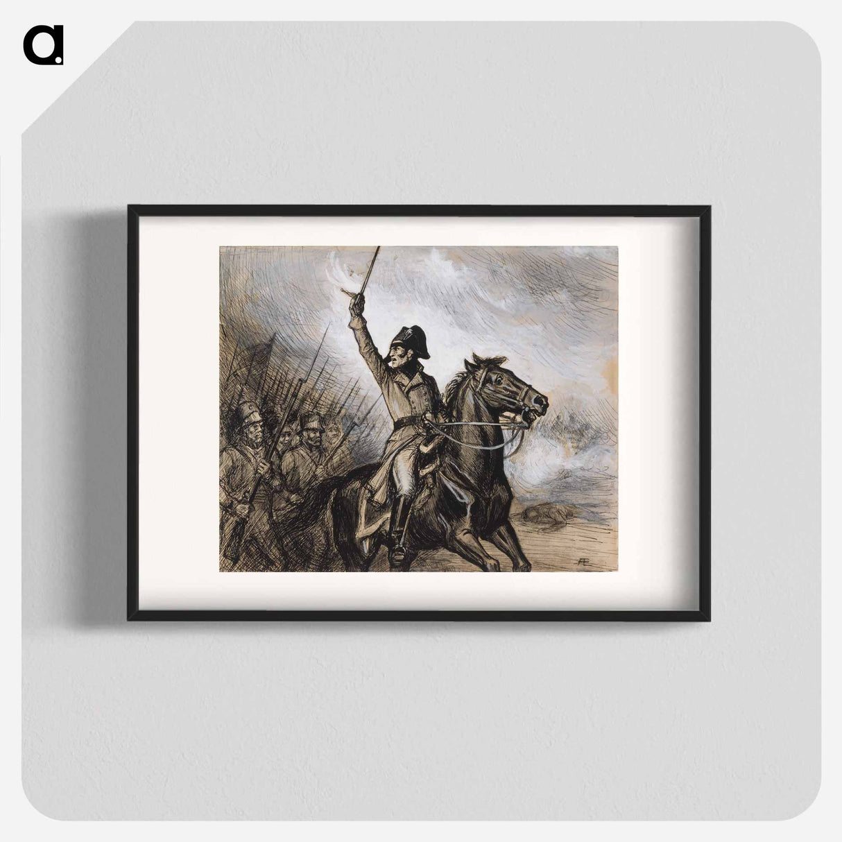 Döbeln juuttaalla-runon alkuvinjetti - アルバート エーデルフェルト Poster.