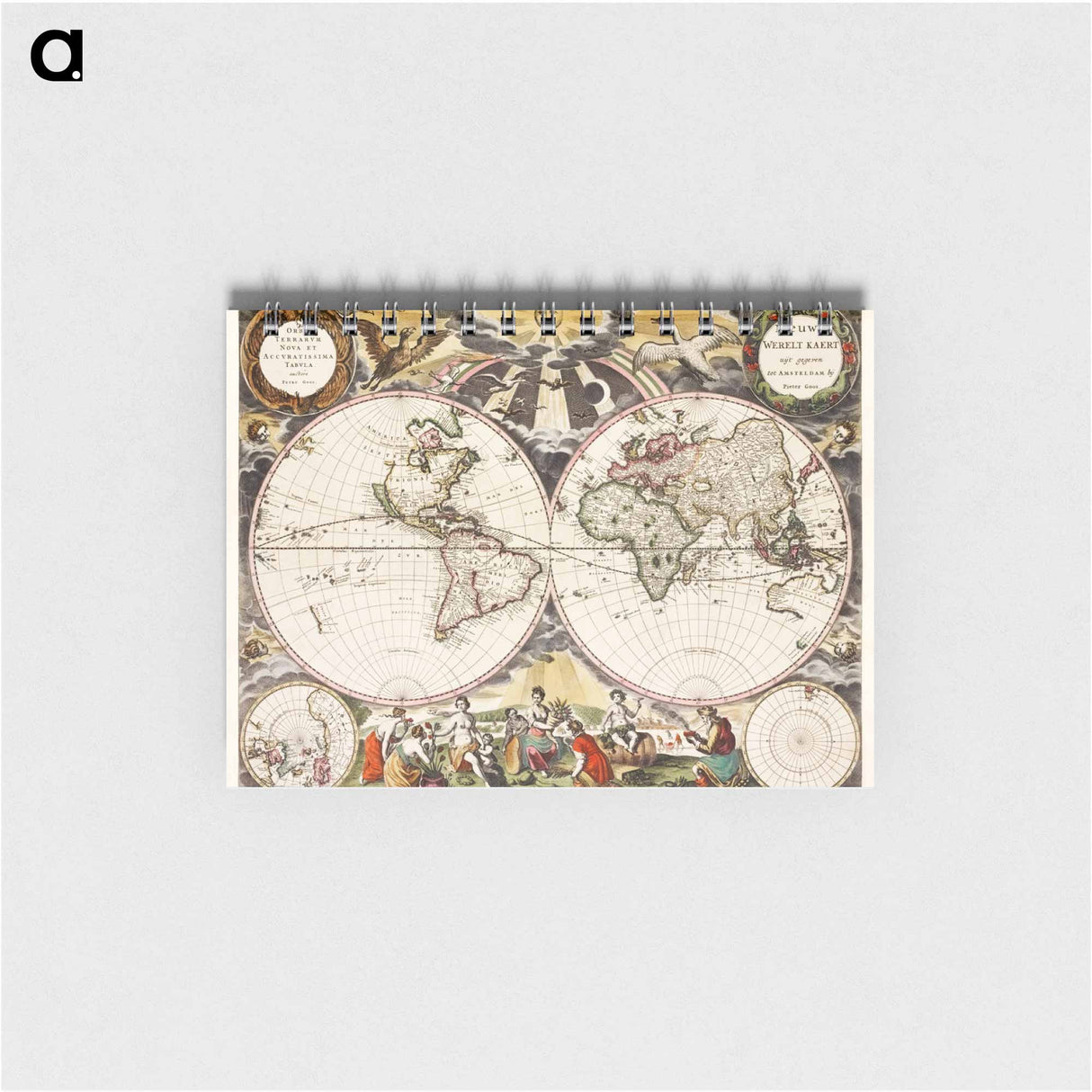 Nieuwe Werelt kaert - アンティーク地図 Memo.