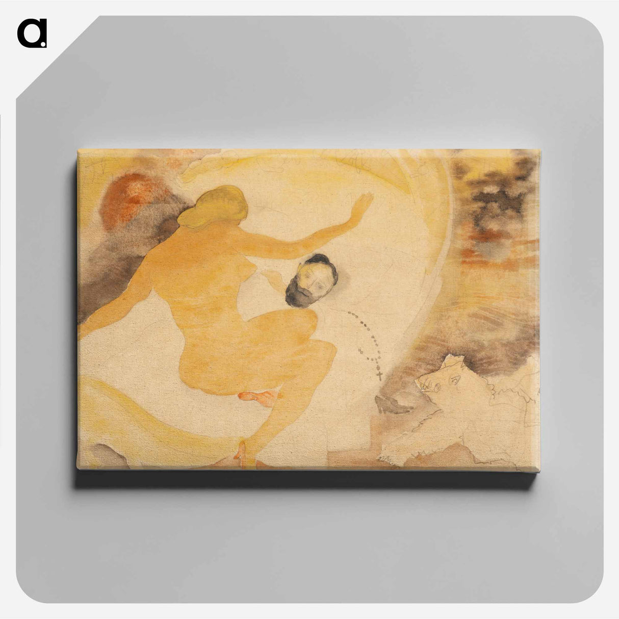 Nana and Count Muffat - Charles Demuth Canvas.