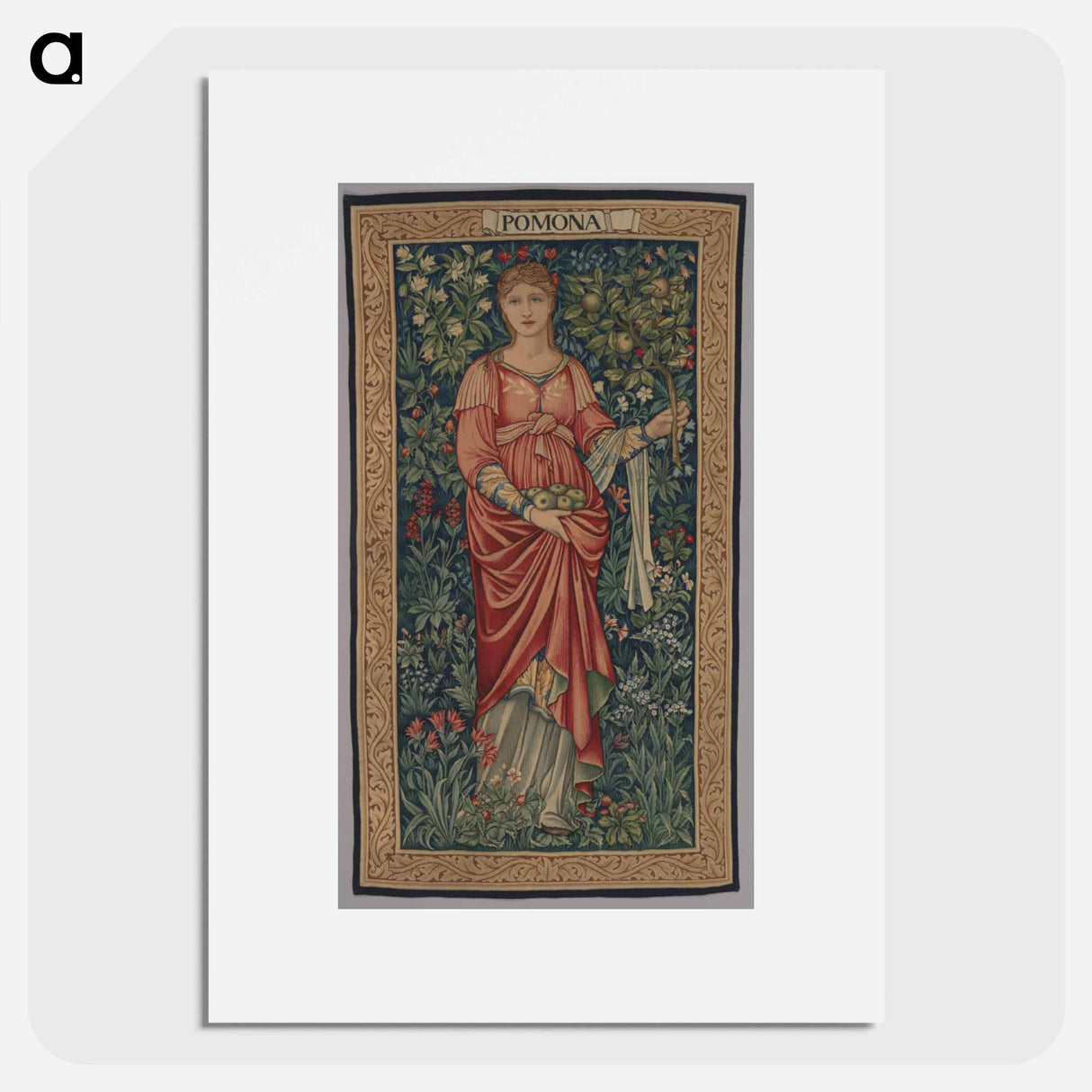 Pomona, Pomona (from Flora and Pomona) - エドワード バーン ジョーンズ Poster.