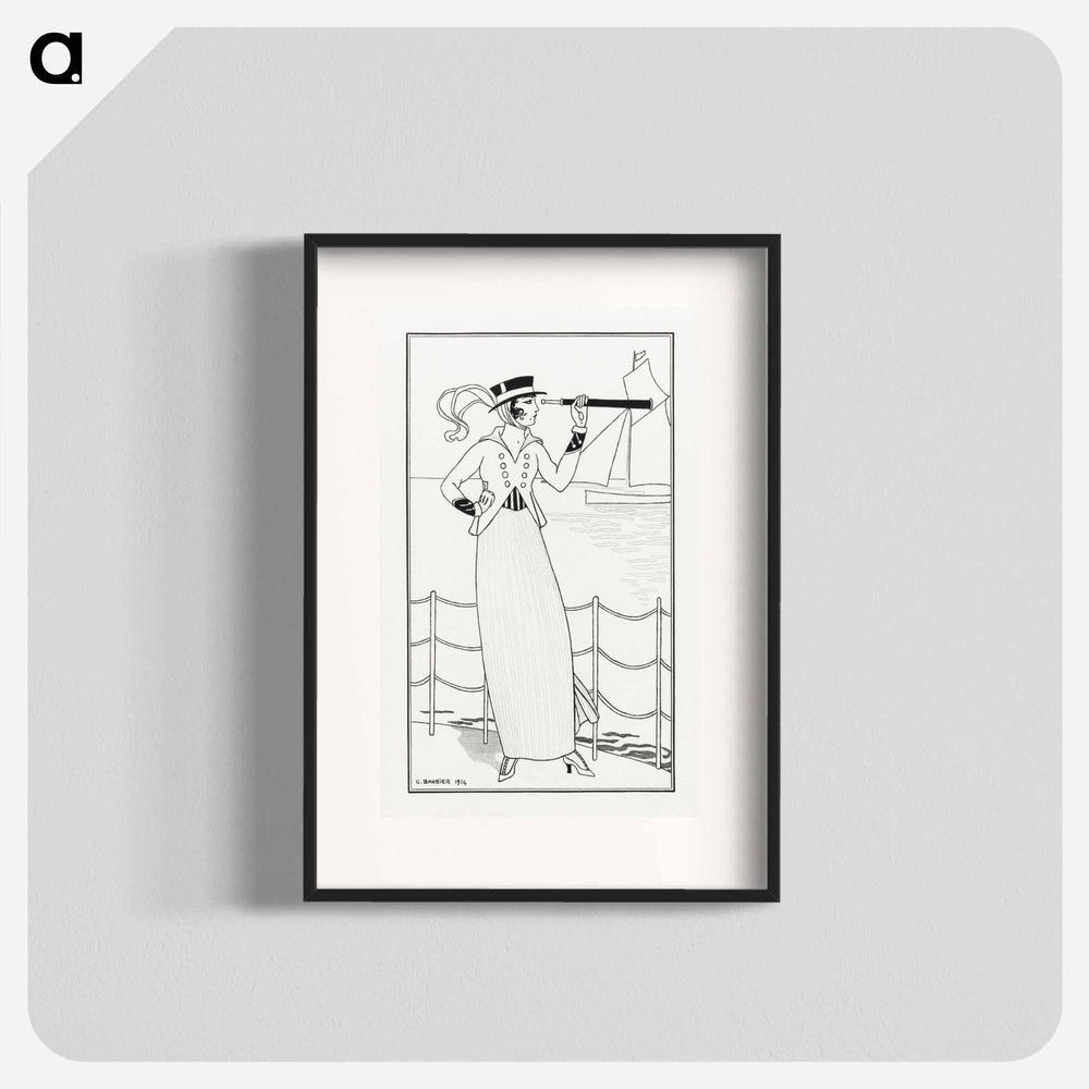 Costumes Parisiens - Georges Barbier Poster.