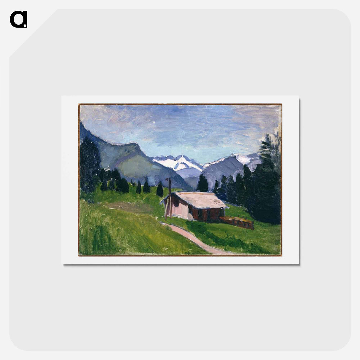 アートポストカード-Savoy Alps - アンリ マティス Postcard.