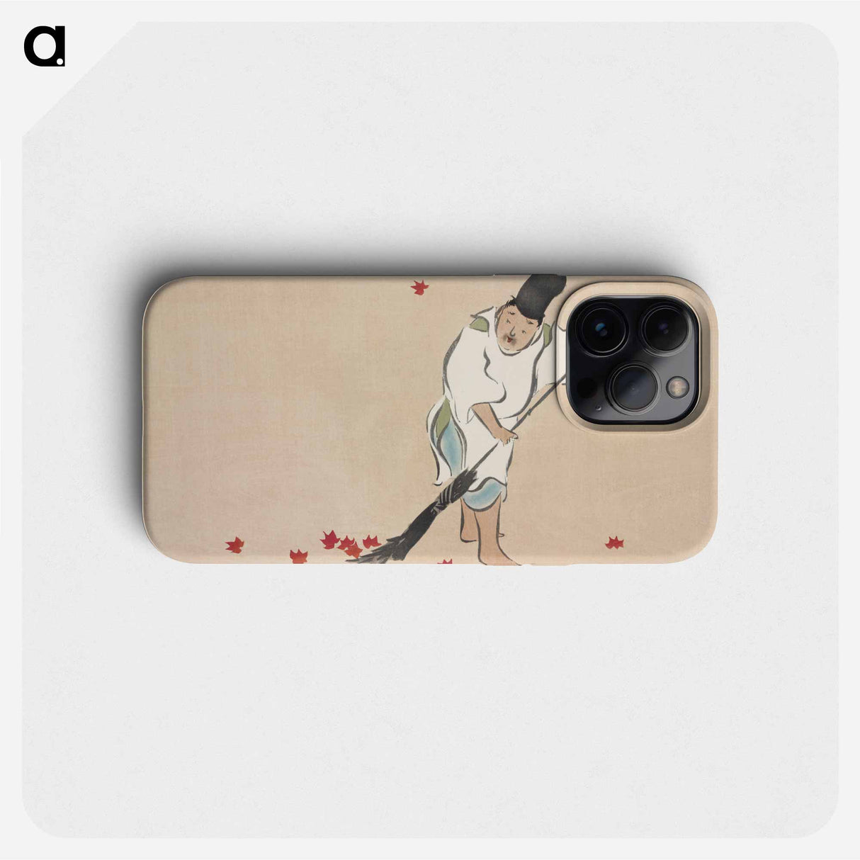 Raking from Momoyogusa–Flowers of a Hundred Generations - 神坂 雪佳 Phone Case.