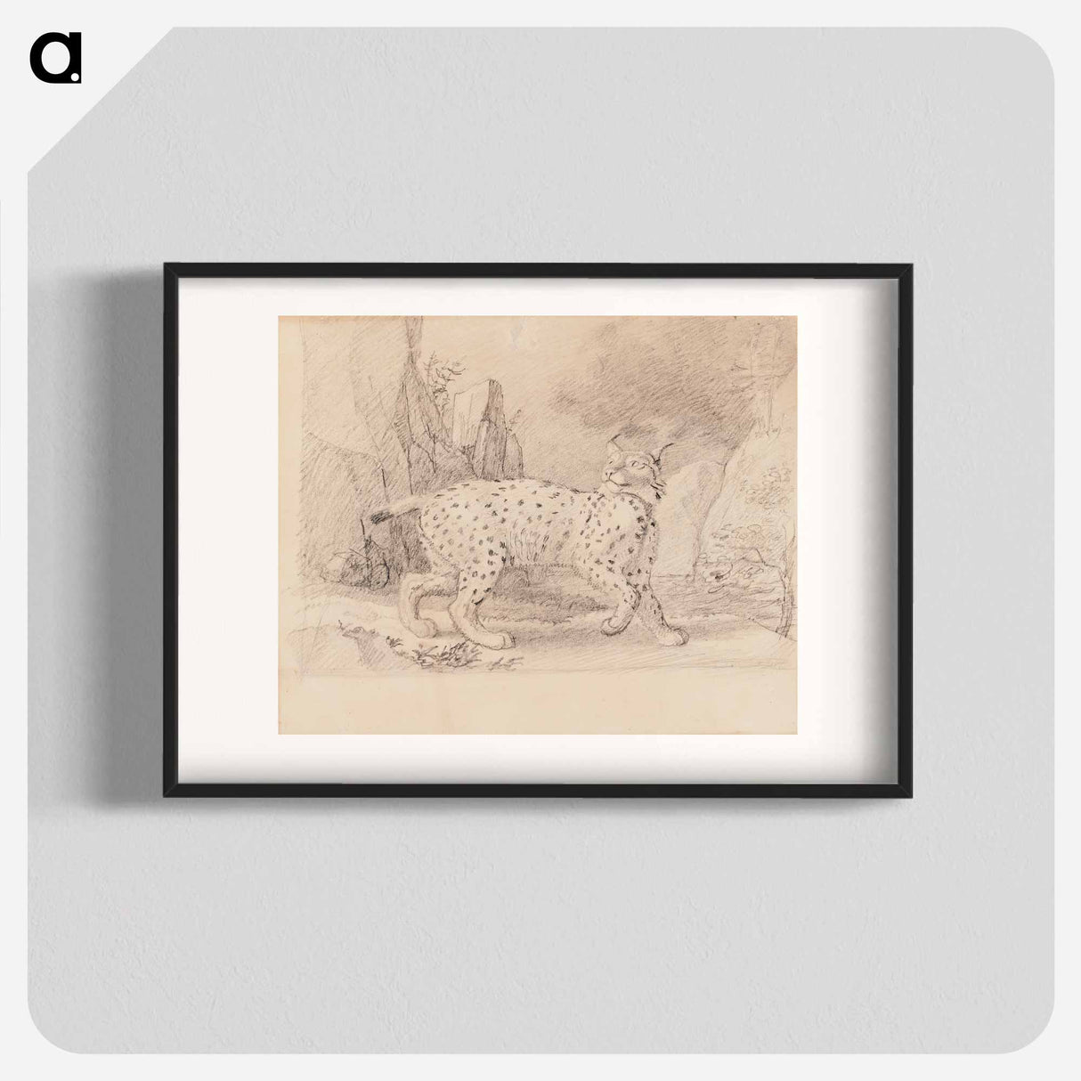 Lynx - Wilhelm von Wright Poster.