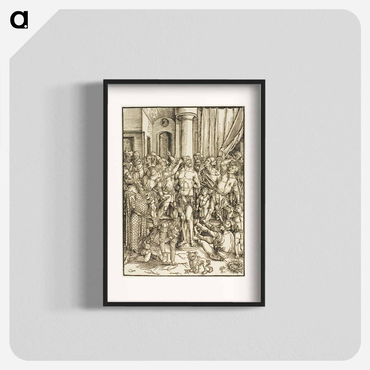 The Flagellation - アルブレヒト デューラー Poster.