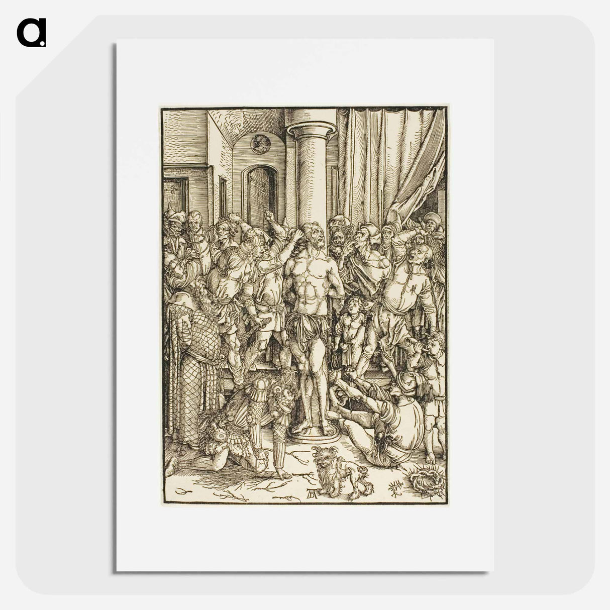 The Flagellation - アルブレヒト デューラー Poster.