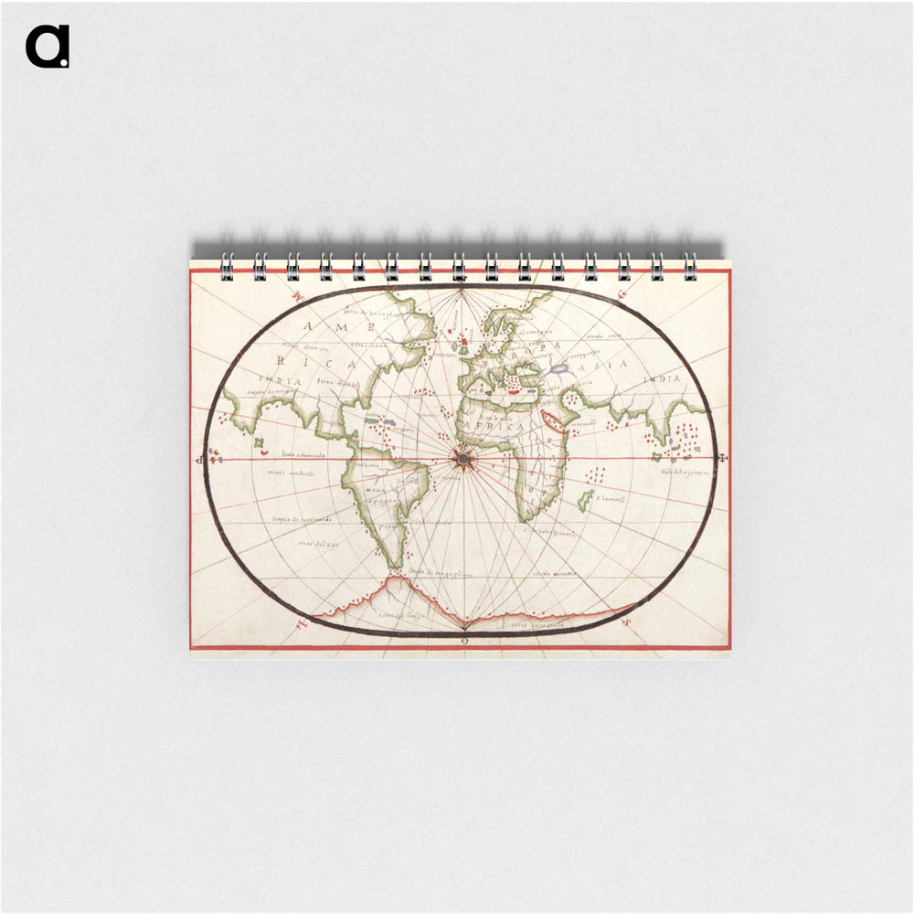 Portolan atlas of the Mediterranean Sea, western Europe, and the northwest coast of Africa - アンティーク地図 Memo.