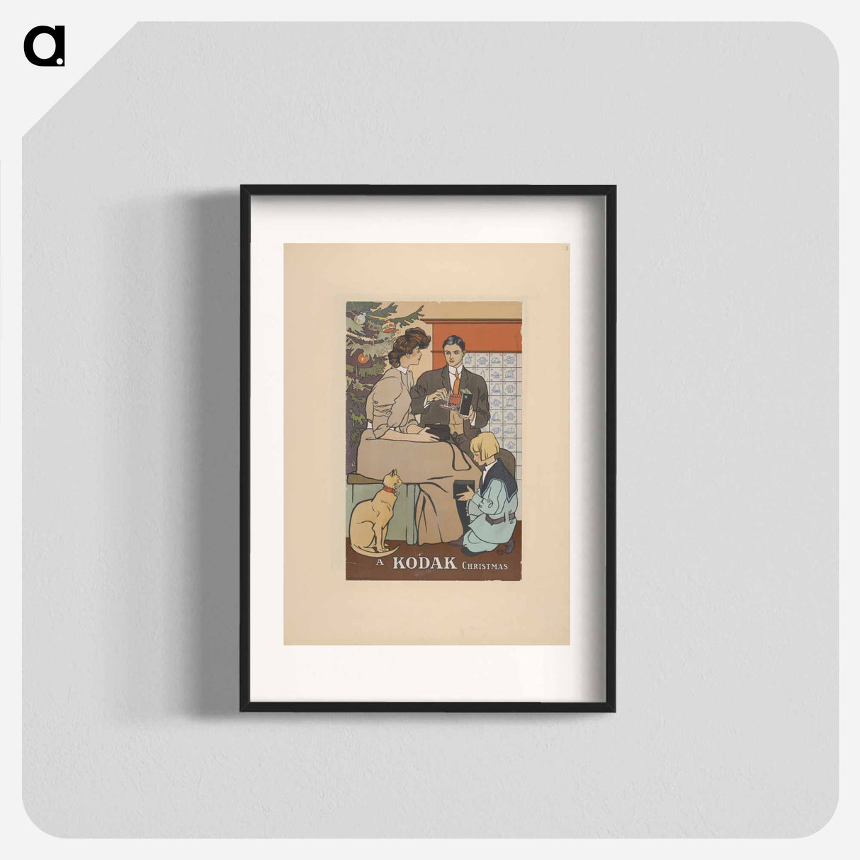 Vintage Christmas Poster - Edward Penfield Poster.