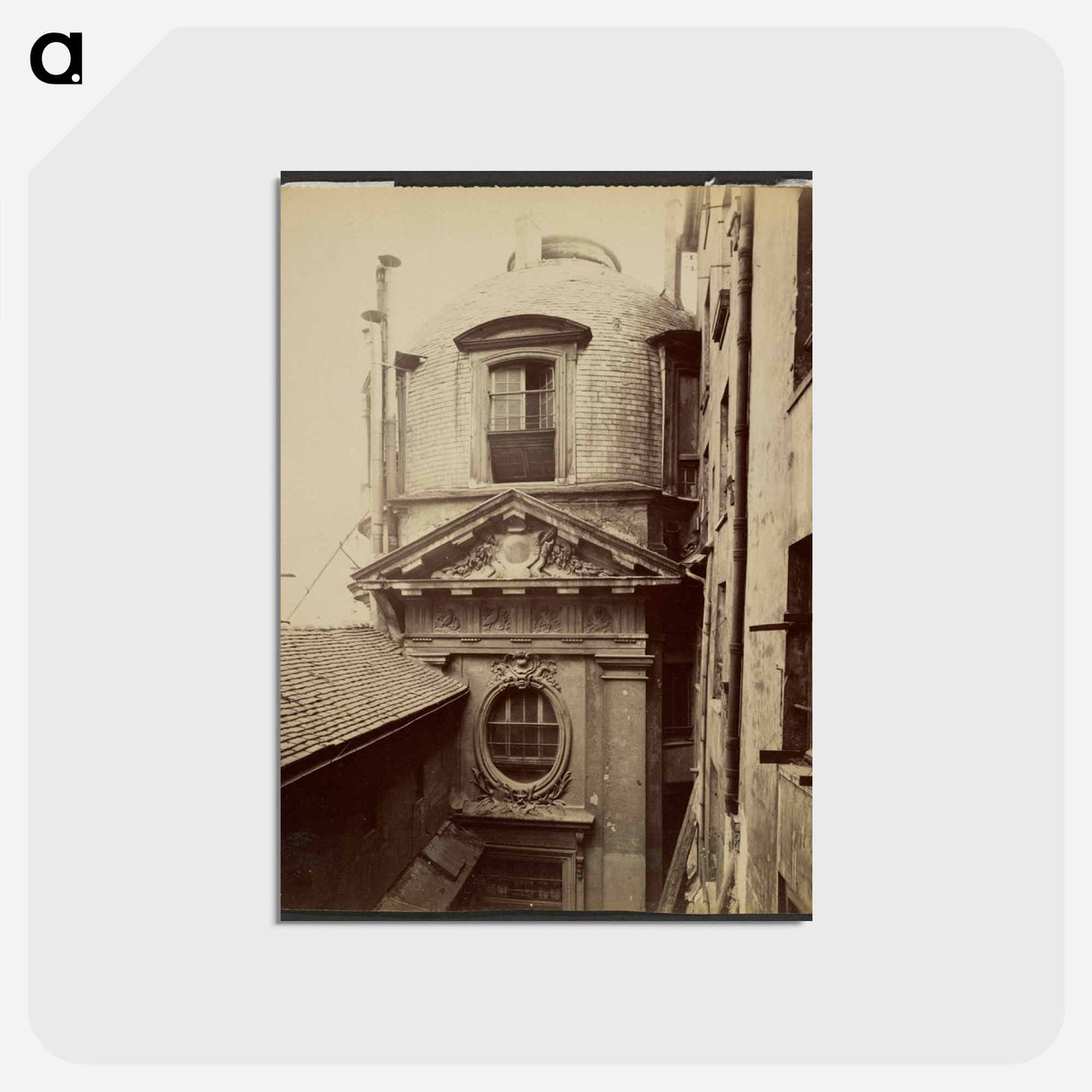 アートポストカード-Ancienne École de Médecin, rue de la Bucherie
- ウジェーヌ アジェ Postcard.