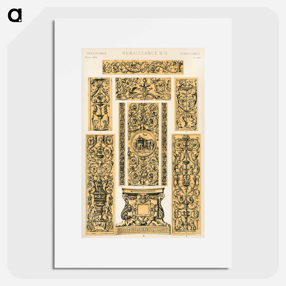 アートポスター-Nineteenth-Century Ornament
- 装飾の文法 Poster.