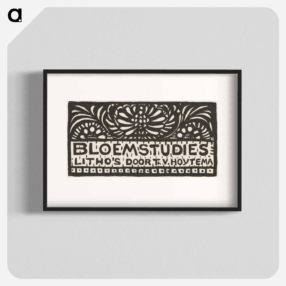 Bloemstudies - Theo van Hoytema Poster.