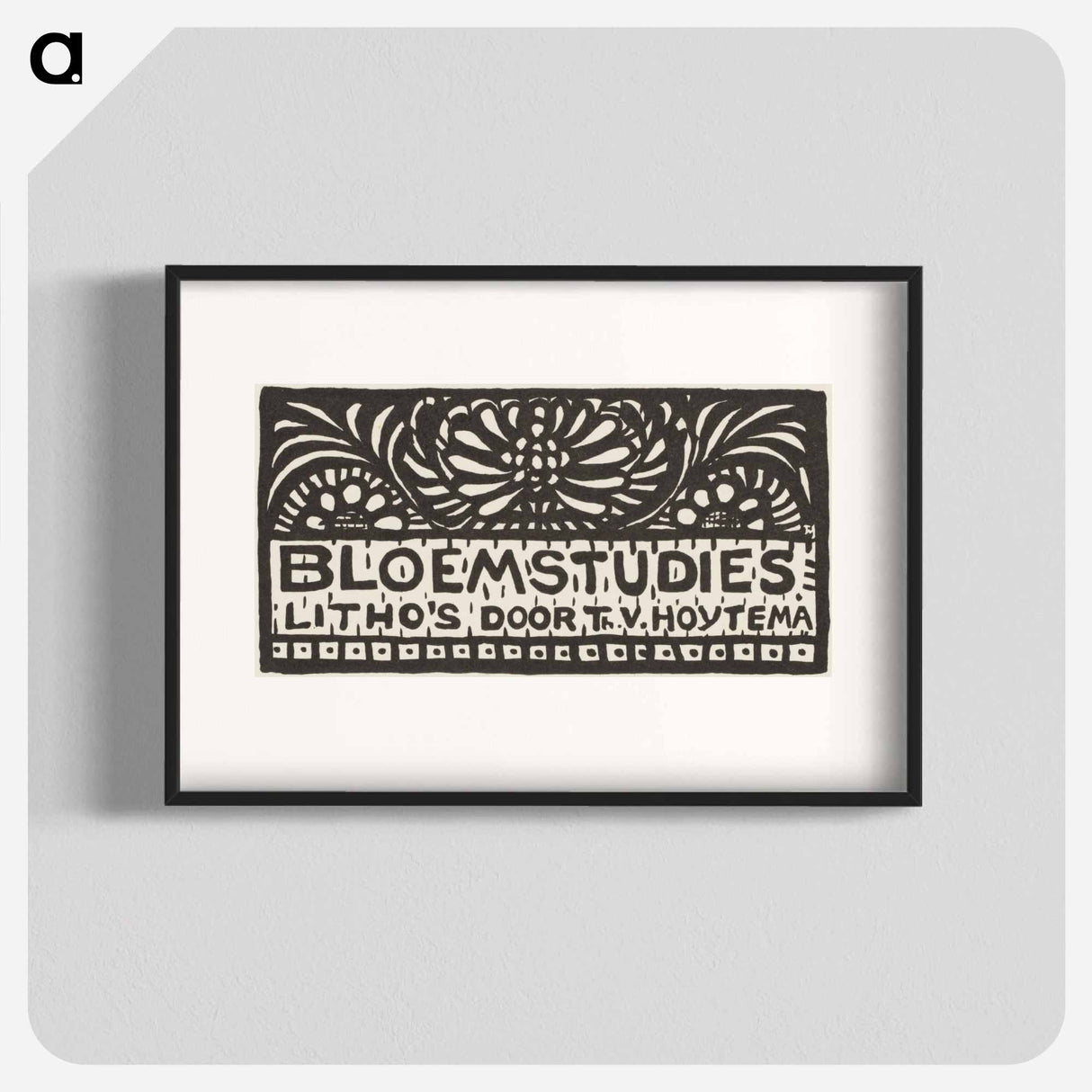 Bloemstudies - Theo van Hoytema Poster.