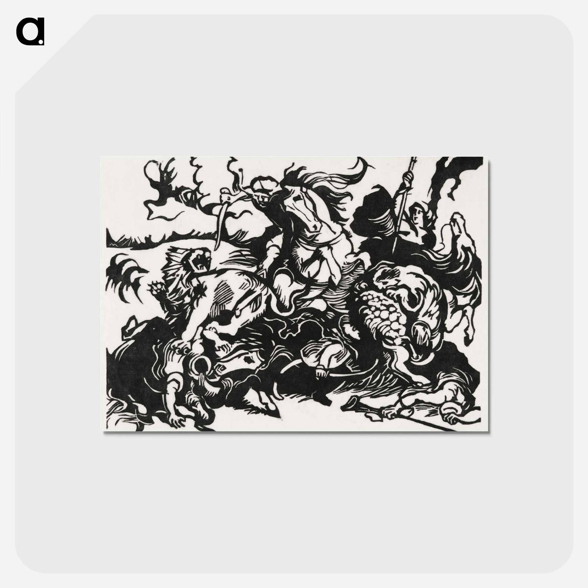 アートポストカード-Lion Hunt
- イェール大学アートギャラリー Postcard.