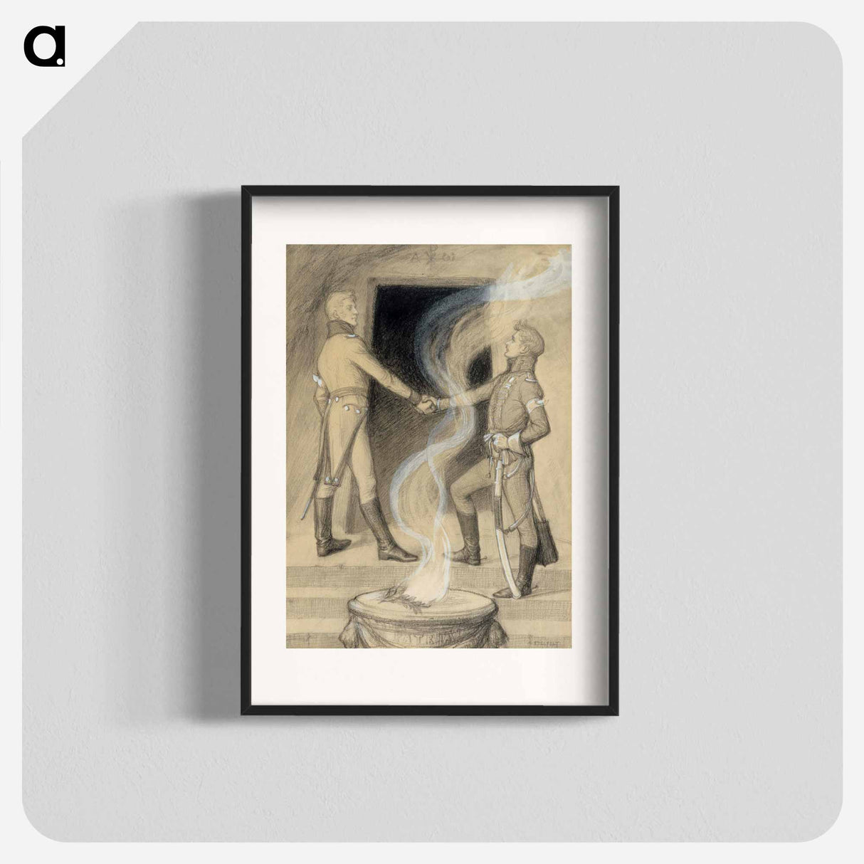 kuink' eestä maansa veljespari moinen sai voittain kuolla kevätvoimassaan - アルバート エーデルフェルト Poster.