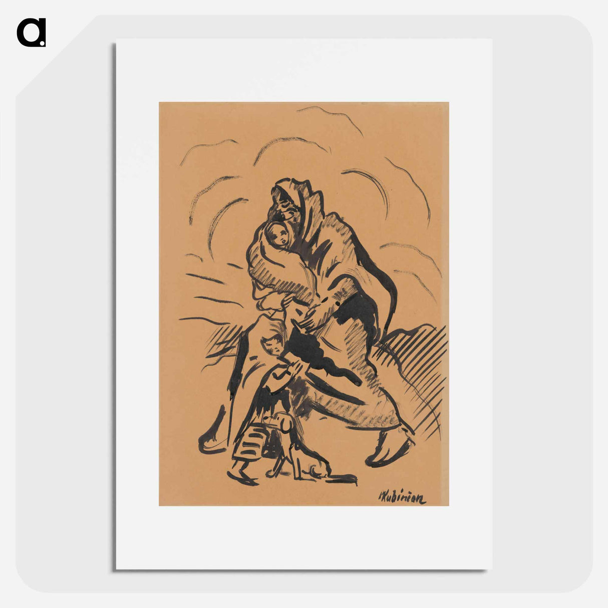 On the run - アーノルド ピーター ワイズ クビンチャン Poster.