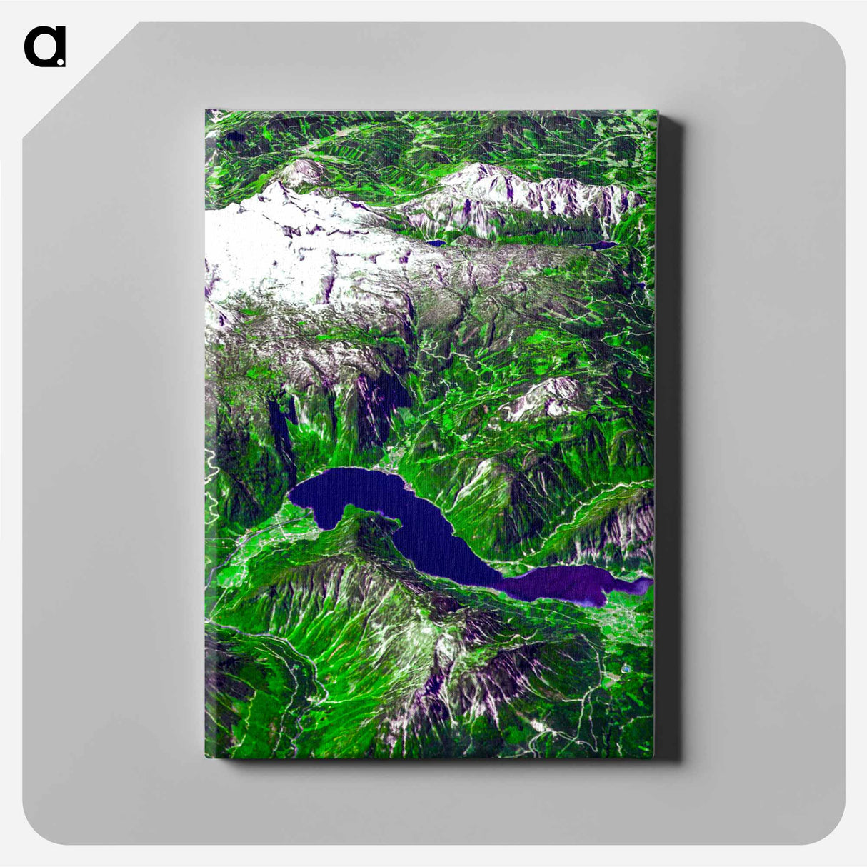 アートパネル-Salzkammergut Landscape
- 上空からの地球 Canvas.