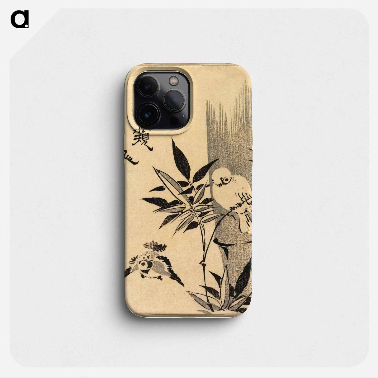 Sparrows on Bamboo Branch - 喜多川 歌麿 Phone Case.
