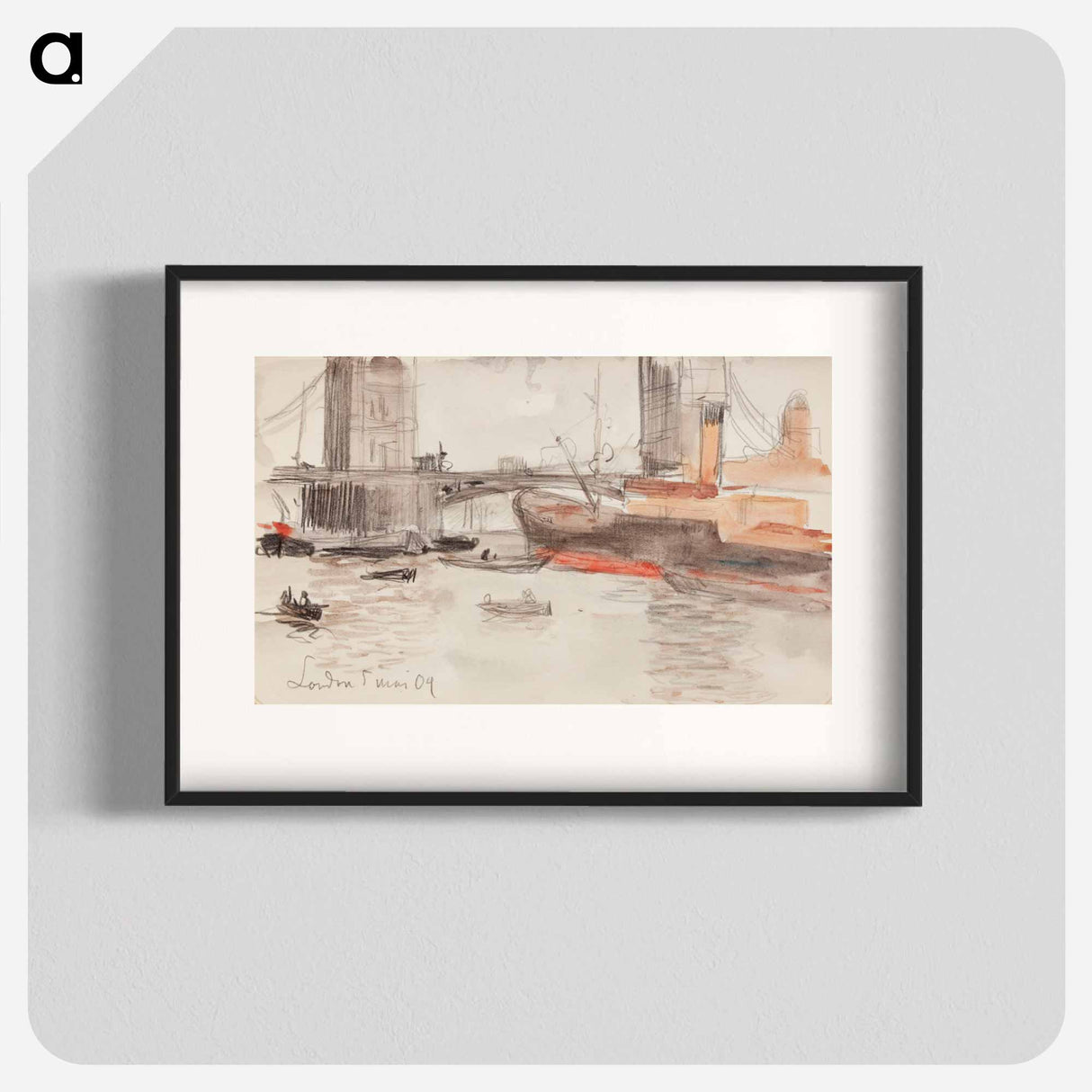 Londonpart of a sketchbook - アルバート エーデルフェルト Poster.