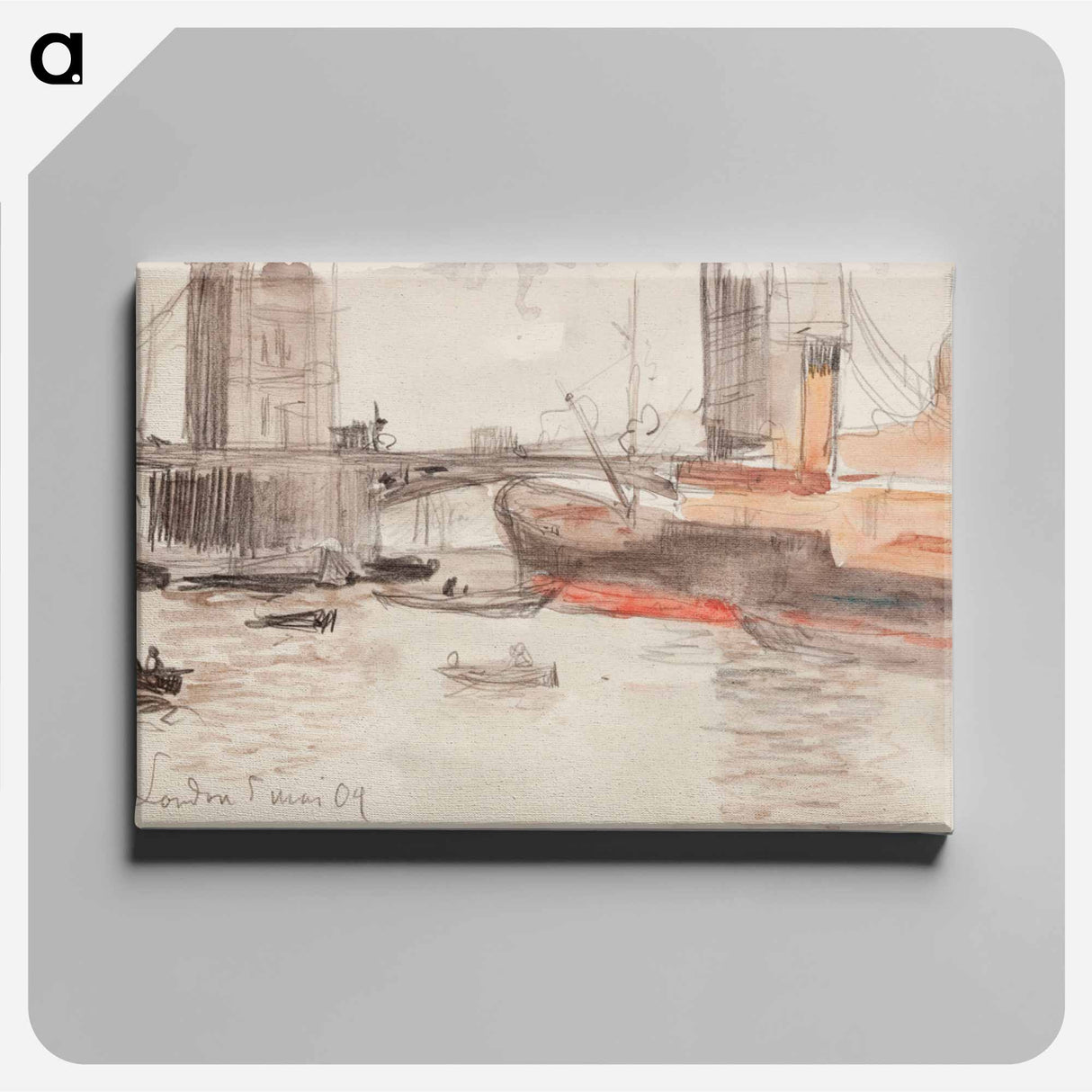 Londonpart of a sketchbook - アルバート エーデルフェルト Canvas.