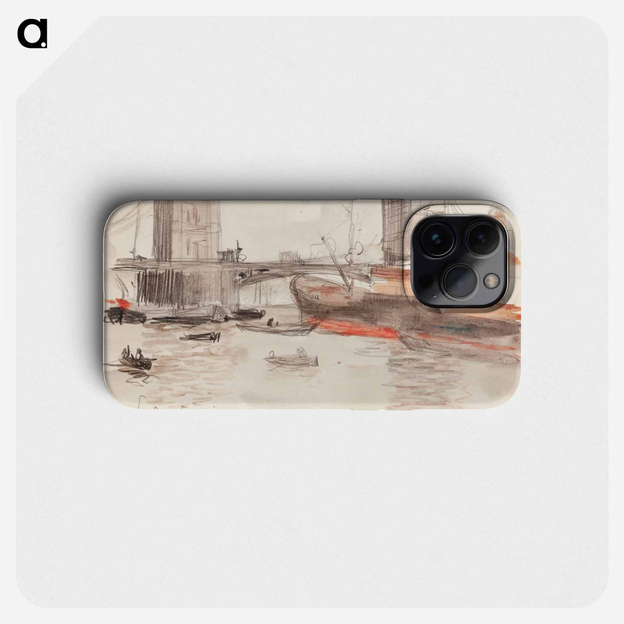 Londonpart of a sketchbook - アルバート エーデルフェルト Phone Case.