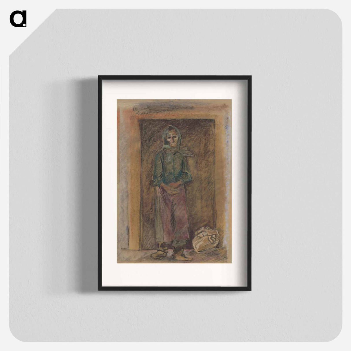 Old woman - アーノルド ピーター ワイズ クビンチャン Poster.