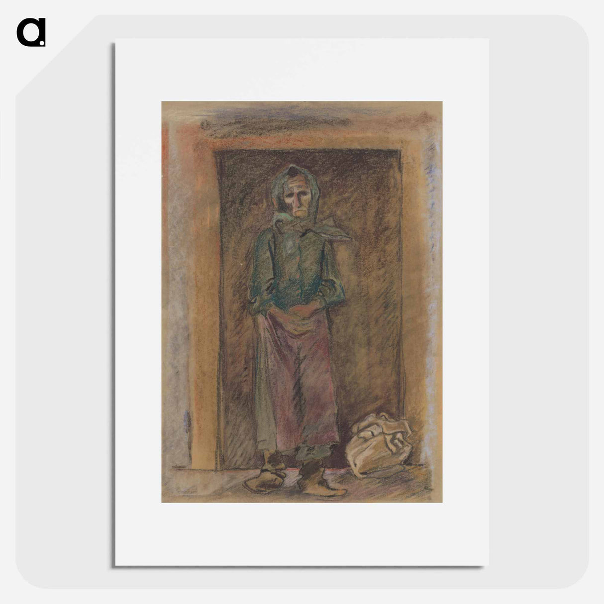 Old woman - アーノルド ピーター ワイズ クビンチャン Poster.